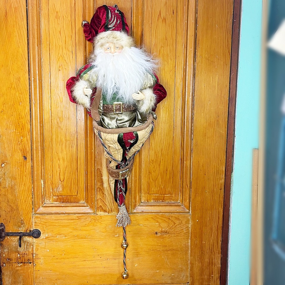 Home Interiors Victorian Santa Pouch Wall Hanging Decor 2005 - Picture 5 of 8